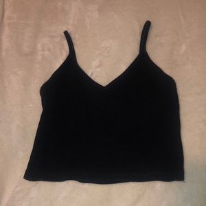 TOPSHOP RIBBED CROP TANK